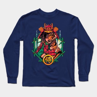 Inner Samurai Tiger Long Sleeve T-Shirt